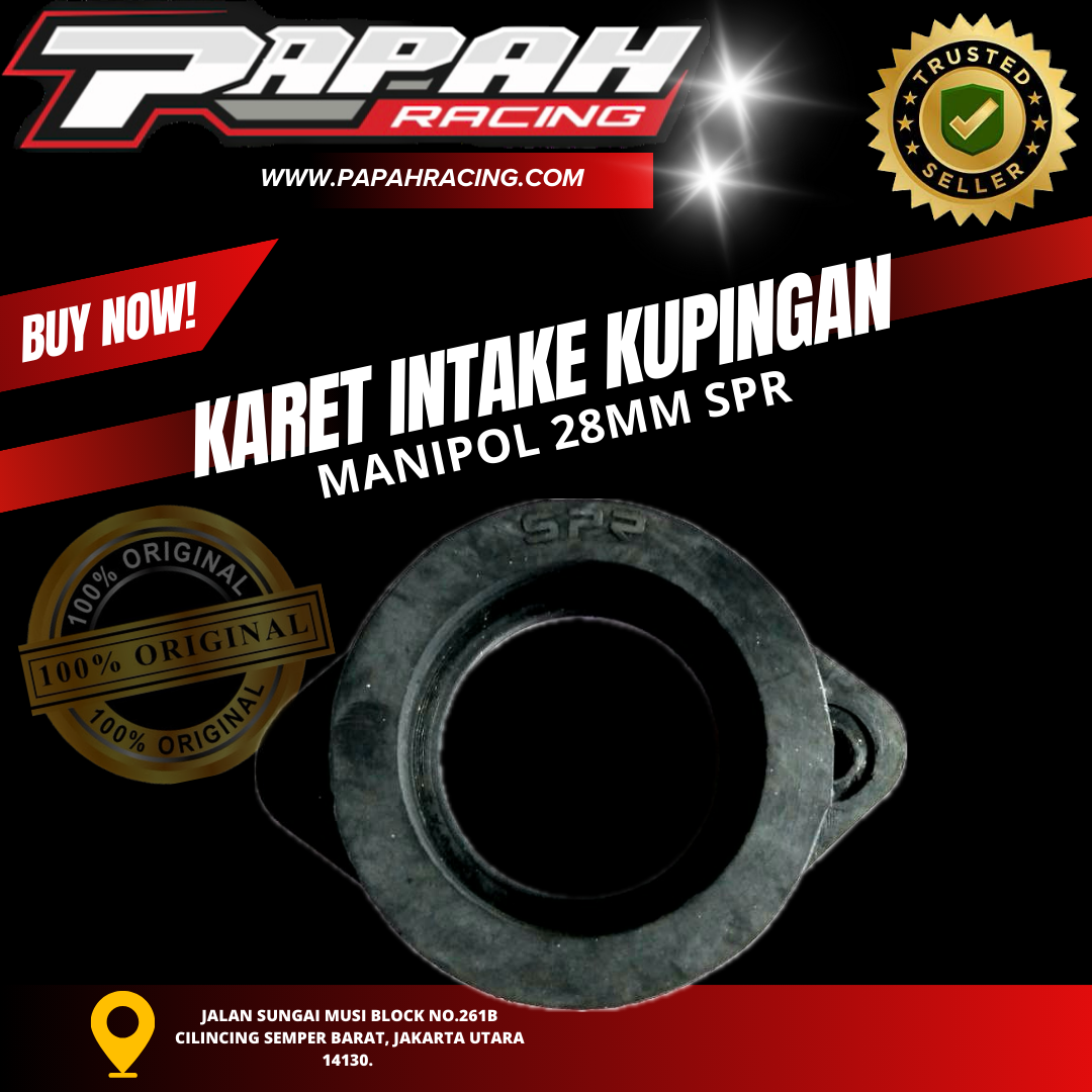 KARET INTAKE MANIPOL KUPINGAN 28MM SPR